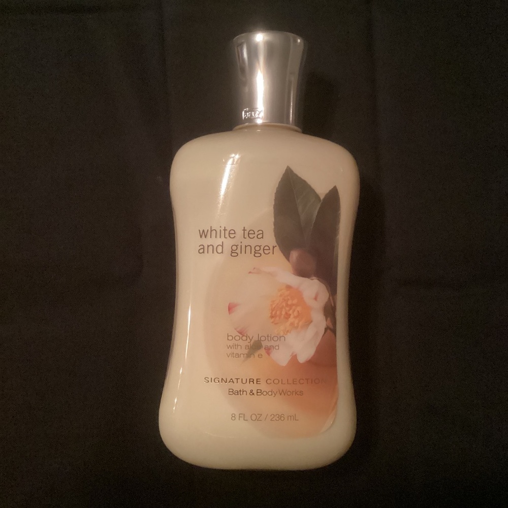Bath & Body Works White Tea & Ginger Body Lotion 8 oz. New